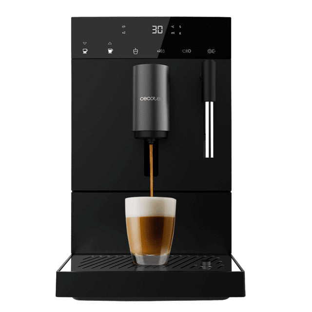 Cremmaet Compact Steam Super automatic compact coffee maker with 19 bars, Thermoblock system and steam cooker.